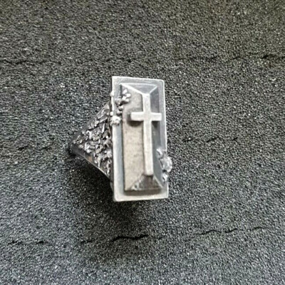 Tomb Ring Ring Pewter R52 Alchemy Gothic | eBay
