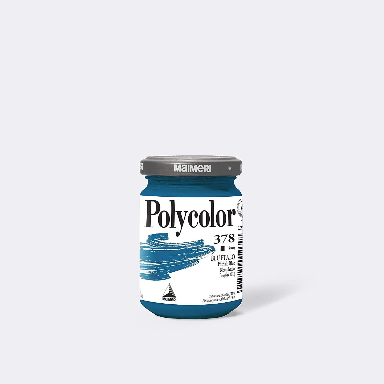 Maimeri Polycolor Acrilico Vasetto 140ml M1220 378 Blu Ftalo