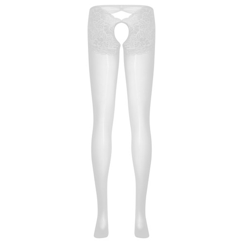 Mujeres Pantimedias Cómodas Medias Suave Bodystocking Recorte Ropa Interior Elástica - Imagen 6 de 95