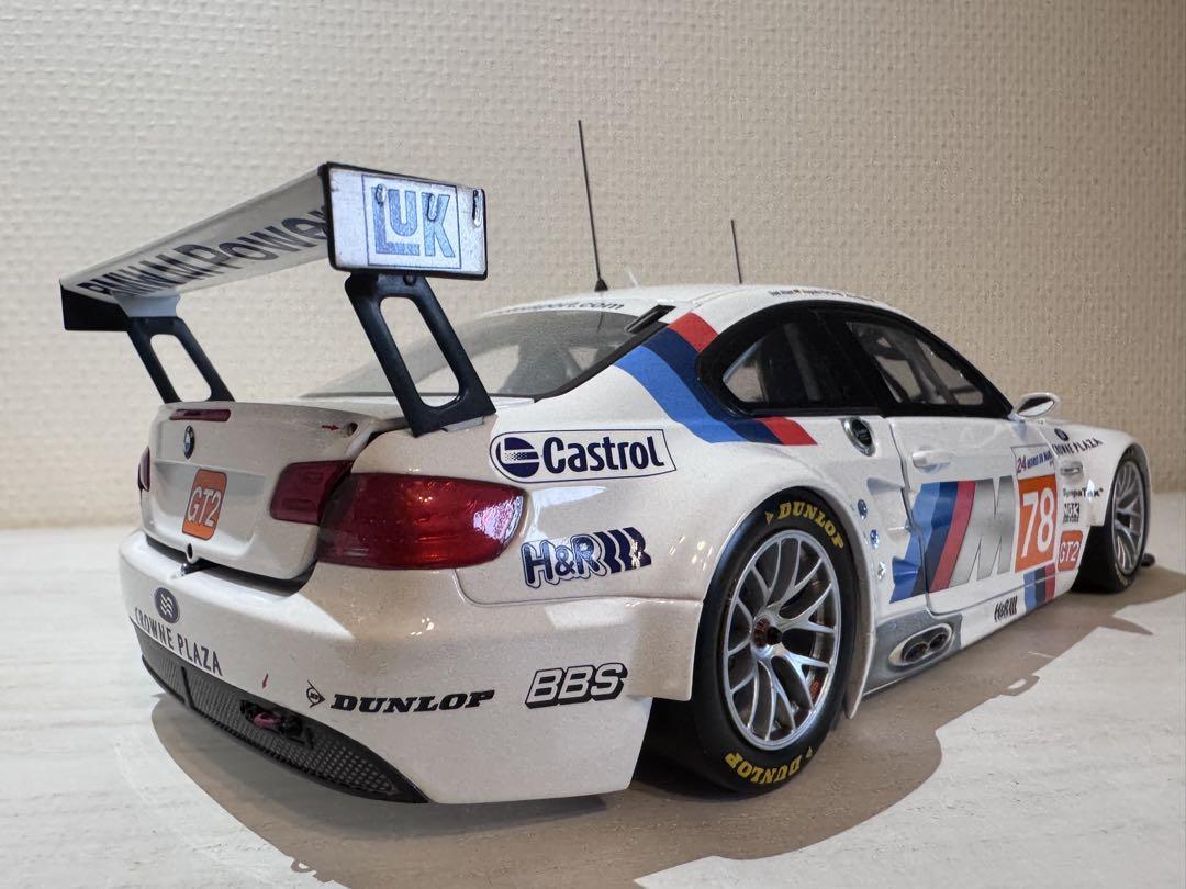 MINICHAMPS BMW M3 GT2 2010年モデル MINICHAMPS BMW M3 GT2 2010 Racing Car Model 1/18 Scale