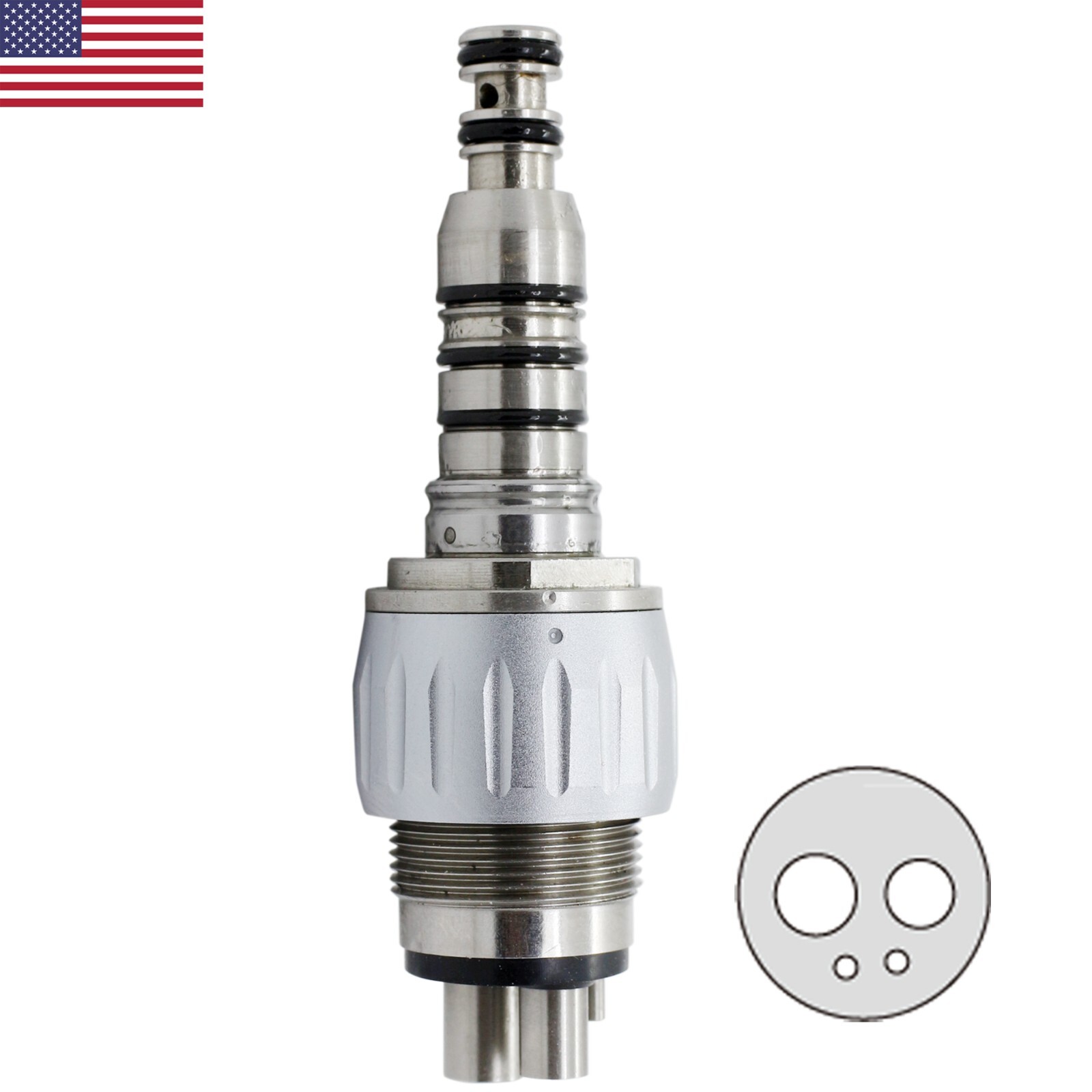 KaVo MULTIflex Coupler 4 Hole Dental High Speed Handpiece Air Turbine Coupling