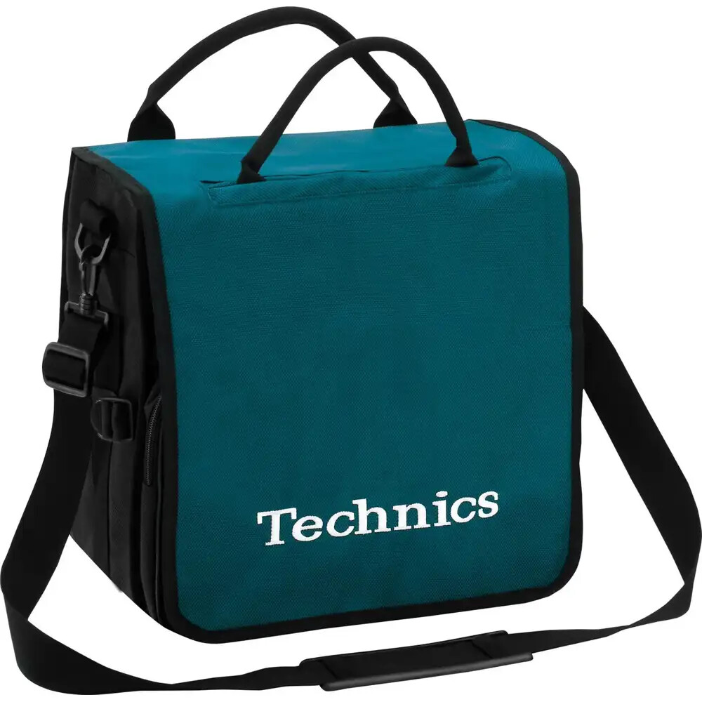 Zaino Technics per Vinili 12" Turchese | Borsa Tracolla DJ Records