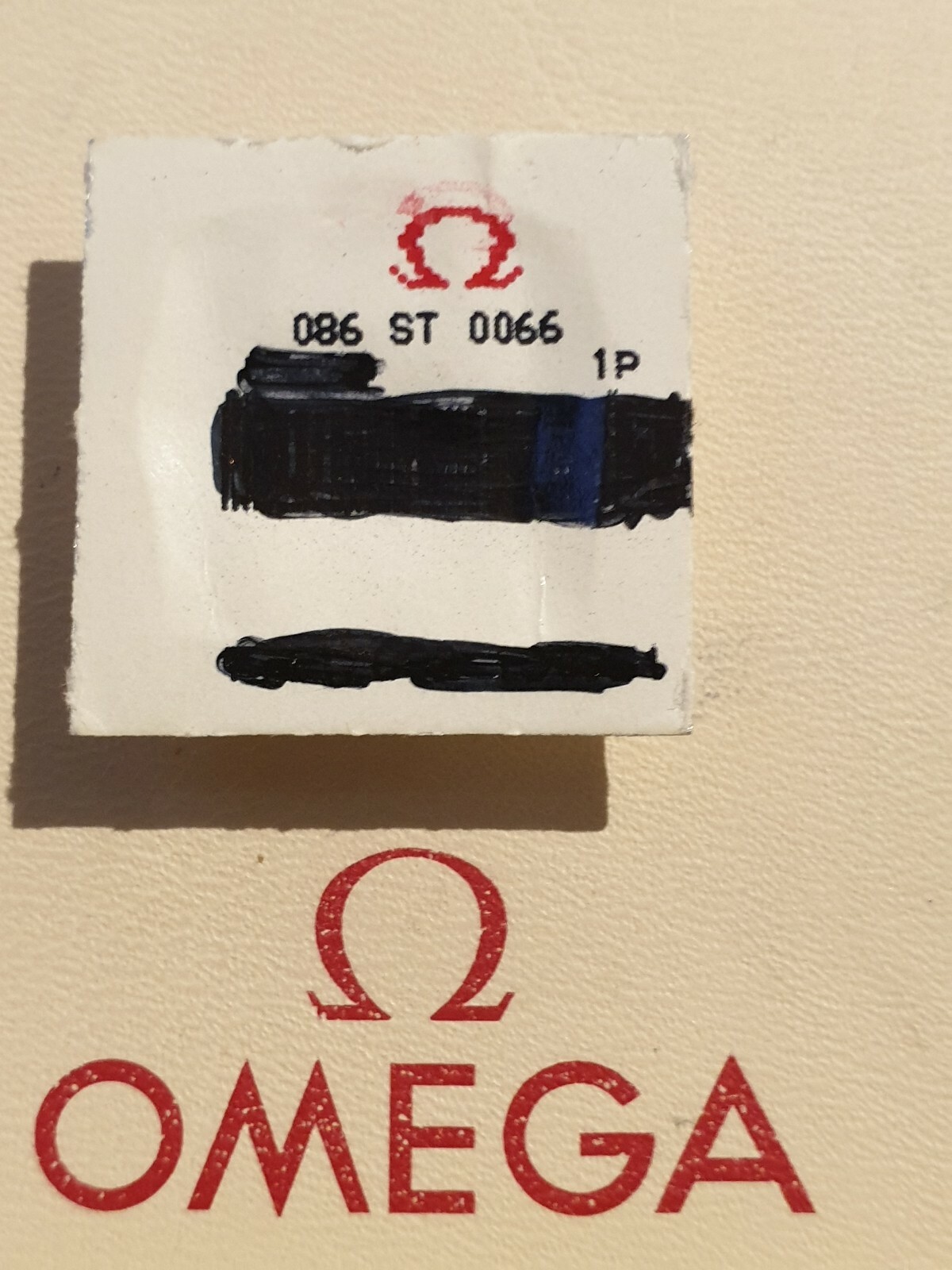 Omega Seamaster S/Steel Bracelet 1502/824 Clasp Pusher - Part No. 086ST0066