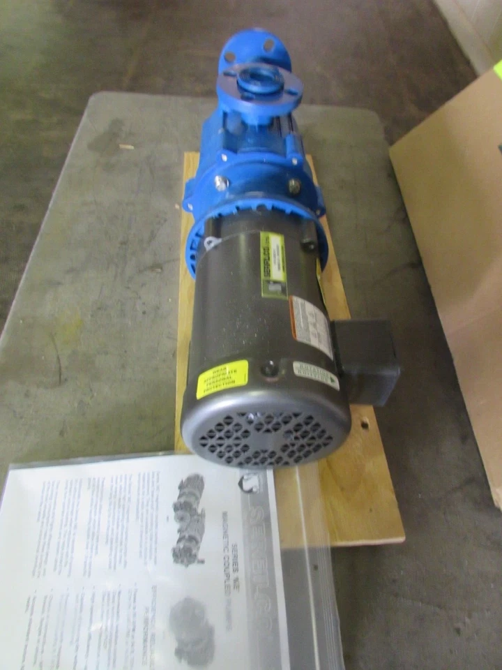 SERFILCO P-51-2422-JF , FIBER PUMP &MOTOR, 1" ,3ph, 230/460 Volt, 0.75hp, NEW! - Image 3 of 4