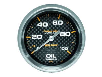 AUTO METER #4821 C/F 2-5/8in Oil Pressure Gauge 0-100PSI