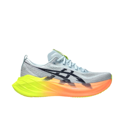 Asics Superblast 2 Paris Cool Grey Safety Yellow Running Shoes 