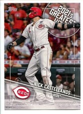 2022 Topps 2021's Greatest Hits #21GH-3 Nick Castellanos Jumbo 5x7 #/49 ⚾