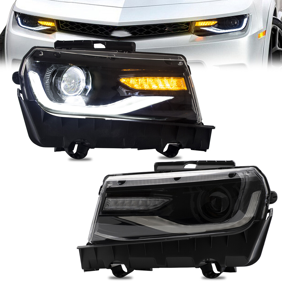Phares Avant LED Camaro 2015 pour remplacer les optiques usées VLAND