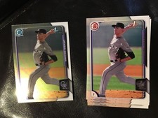 2015 Bowman Draft #94 Javier Medina 11 count 1 chrome 10 base lot Colorado