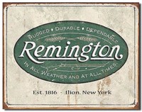 16 X 12 Remington Metal Sign Reproduction 16 X 12 Remington Metal Sign Reproduction