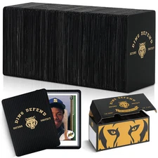 110 Pack Ding Defend Trading Card Shipping Protectors - Tiger Design Card Slab