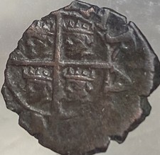 Kingdom Of Aragon 1710-1719 Coin King Philip IV Denier Small Spain Rare Genuine