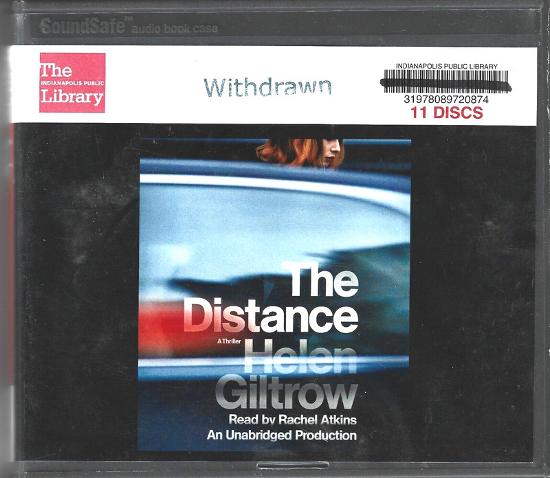 "The Distance" (Helen Giltrow 11-CD audiobook, 2016) Unabridged thriller