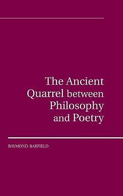 The Ancient Quarrel Between Philosophy and Poetry Barfield Hardback