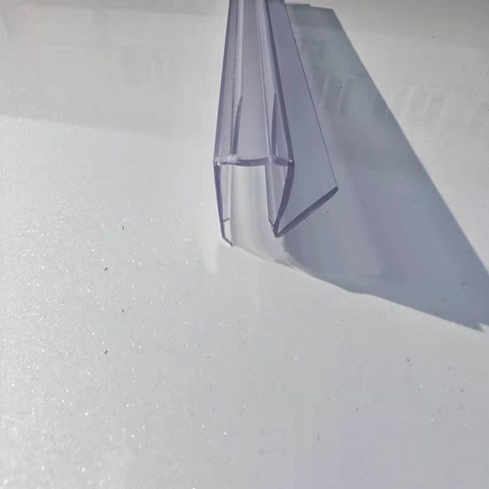 Long lasting Clear Shower Door Seal 2pcs 50cm Length Non Yellowing