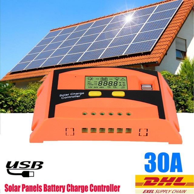 40a Laderegler 12v 24v G solar Photovoltaik Solarmodul Solarpanel