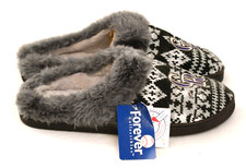 Forever Collectibles Women's X L 11/12 Colorado Rockies Slippers Faux Fur Lined