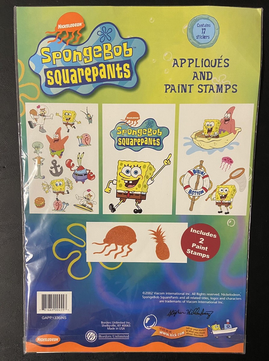 Lot De 2 Taies D'oreiller Bob L'éponge – Nickelodeon – Vintage 2002 – Standard