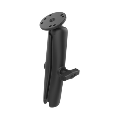 RAM Mount Long Socket Arm & Round Plate With 1.5-Inch C-Ball - RAM-103U-D, Universal Fit