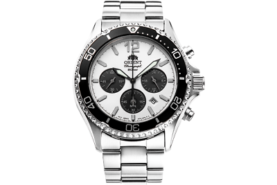 Orient Solar Quartz Panda Chronograph RA-TX0203S10B RA-TX0203S | eBay