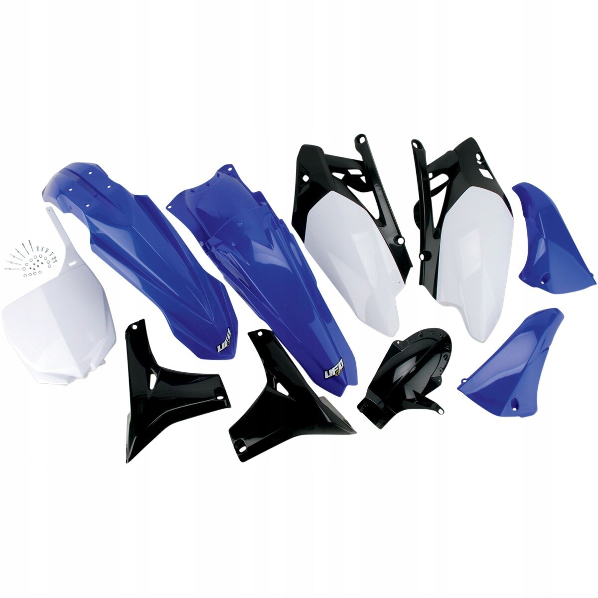 Kit plastique Yamaha YZF 250 2010 blanc et bleu oem YA308E999