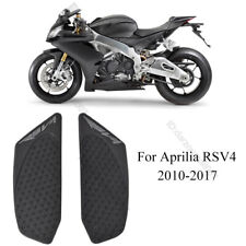 Motorcycle Tank Side Pad Gas Fuel Knee Grip Decal Fit For Aprilia RSV4 2010-2017