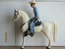 1950's HARTLAND 900 SERIES 12" CHAMP STYLE LONE RANGER w/SILVER COMPLETE RARE 