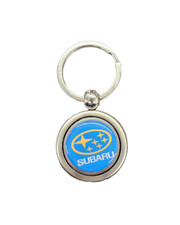 Subaru Logo Silver Key Tag Keyring Key Chain Impreza Legacy Forester Ascent Sti