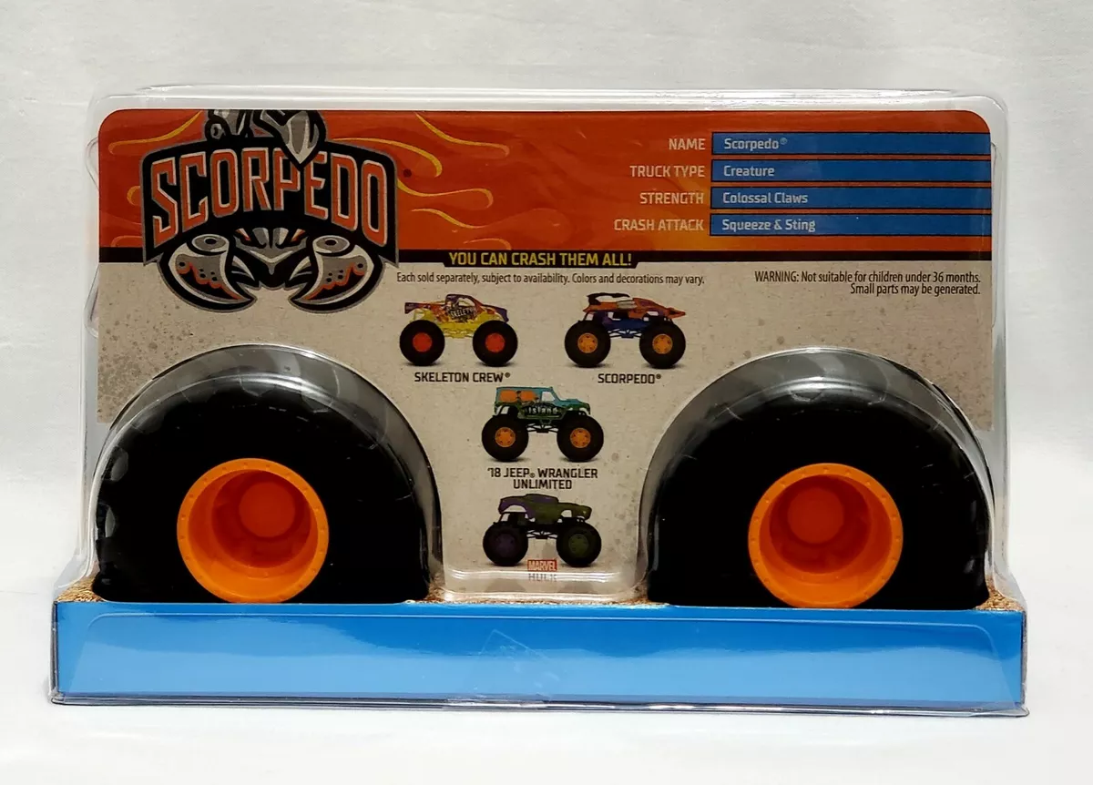 Hot Wheels Monster Trucks Scorpedo - 1:24 Scale Vehicle – Square Imports