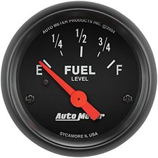 Auto Meter 2641 Z-series Electric Fuel Level Gauge 0-90 Ohm Gm 65-u 2 116 52mm