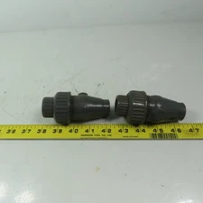Colonial V072232 Ball Check Valve 1/2" Slip x FPT PVC  Lot of 2