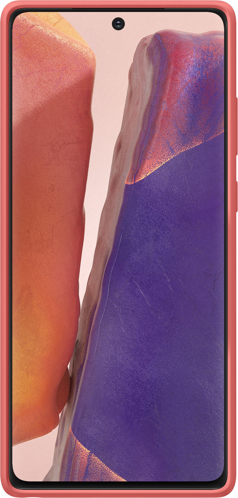 Samsung Kvadrat Cover für Note20, Red, PET-Stoff-Cover, 25g, BRANDNEU