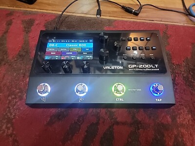 Valeton GP-200LT Guitar Bass Amp Modeling IR Cabinets Simulation Multi-Effects 