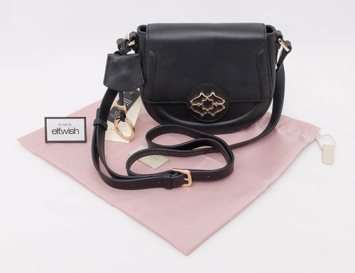 RADLEY LONDON SADDLE STREET BLACK CUTE SMALL HEIRLOOM FLAPOVER BAG BRAND NEW - Picture 2 of 10