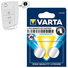 Chiave batteria di ricambio per VW Seat Skoda Ibiza V Polo Golf 7 Leon Fabia pieghevole