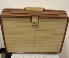 VINTAGE PLANO 777 GIANT FISHING TACKLE BOX OR HOBBY/CRAFT STORAGE BOX ORGANIZER 