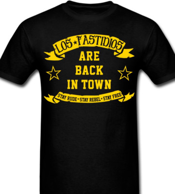 Los Fastidios are back in town  Punk Music Band T shirt tee Rock