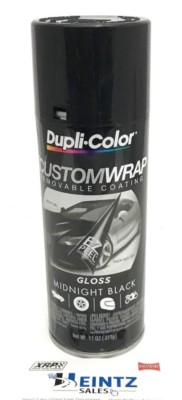 Duplicolor CWRC840 Custom Wrap Midnight Black Gloss Aerosol 11oz. - Detail Paint
