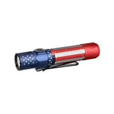 Olight Warrior 3S Stars & Stripes Dual-Switch Tactical Flashlight, 2300 Lumens