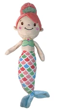 Hug Fun Princess Mermaid Plush Large Cute 20” Soft Cuddly Pink Sea Beach Stuffed