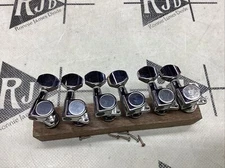 80’s Tuners Tuning Keys Pegs Heads In Line Chrome