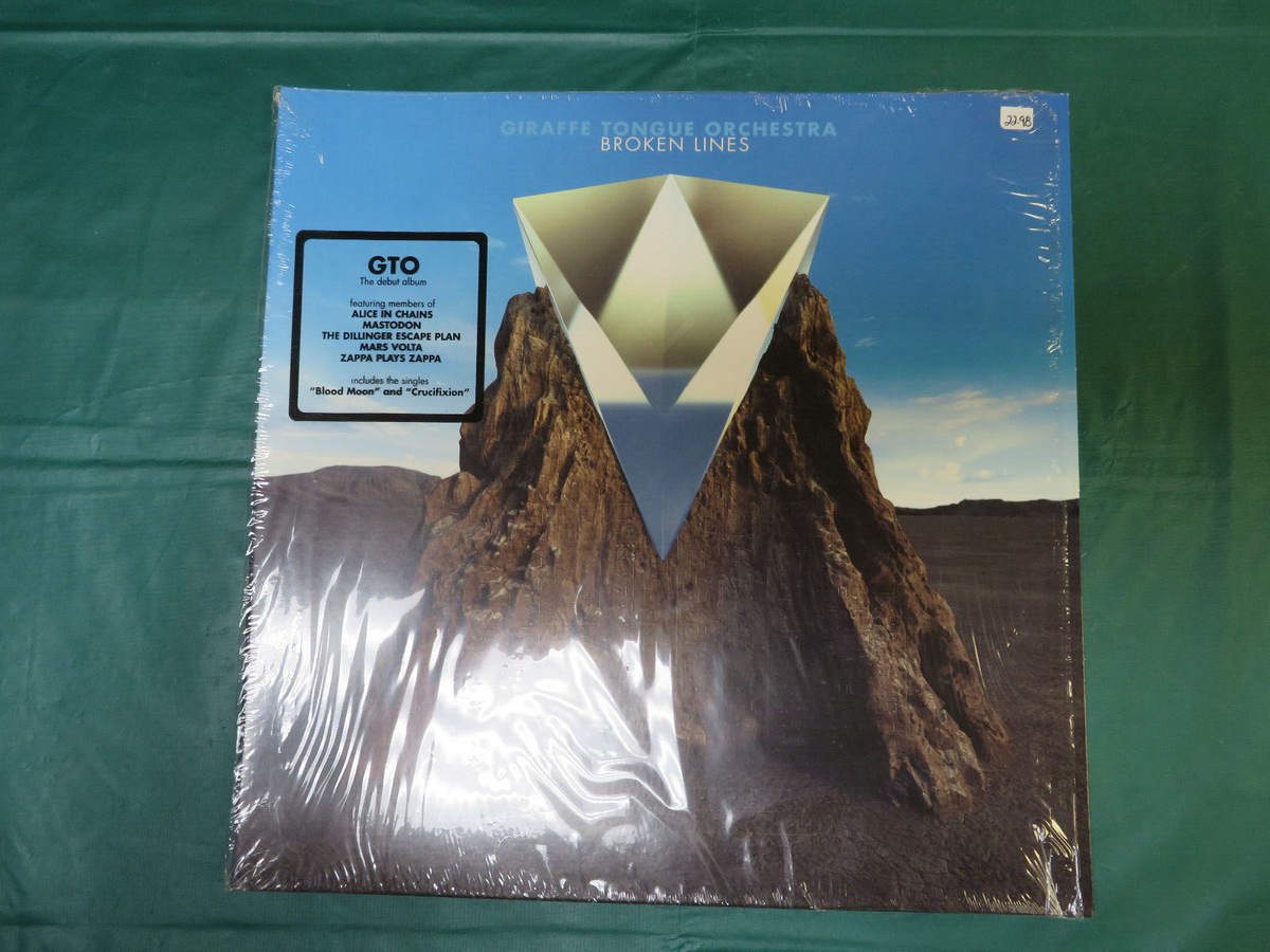 Giraffe Tongue Orchestra-GTO-Broken Lines-BLUE-Record LP