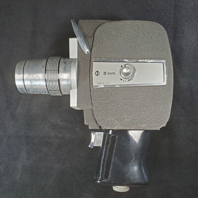 Keystoneキーストン社 アメリカ製ビンテージ8mmカメラ Vintage Keystone Bel Air 8mm Movie Camera - 1956 USA Made Works