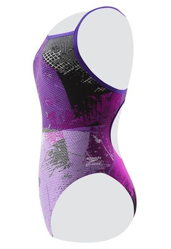 Speedo One-Piece Swimsuit Youth Girls Endurance+ How It's Done Free Back NWT $84 - Picture 4 of 8