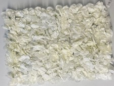 3X Artificial Flower Wall Screen Panels Decor WHITE Wedding Party Backdrop Rose/