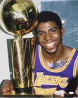 Magic Johnson Signed Los Angeles Lakers 16x20 Photo (JSA COA) JSA Witnessed