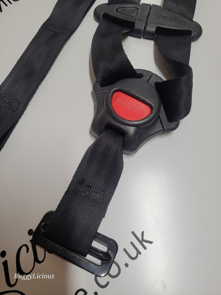 Evenflo Every Fit Car Seat Harness Straps And Buckles Replacement Part eBay