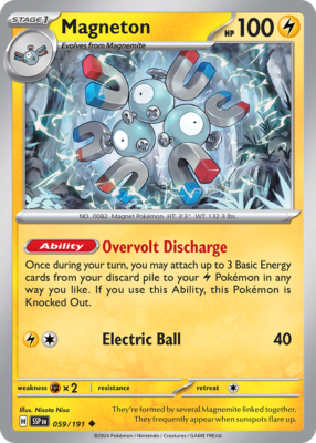Magneton 59/191 Uncommon | Surging Sparks | Pokemon Card | eBay