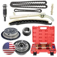 Timing Chain Kit Exhaust Intake Gear Tool For Mercedes Benz M270 M274 C180 C300
