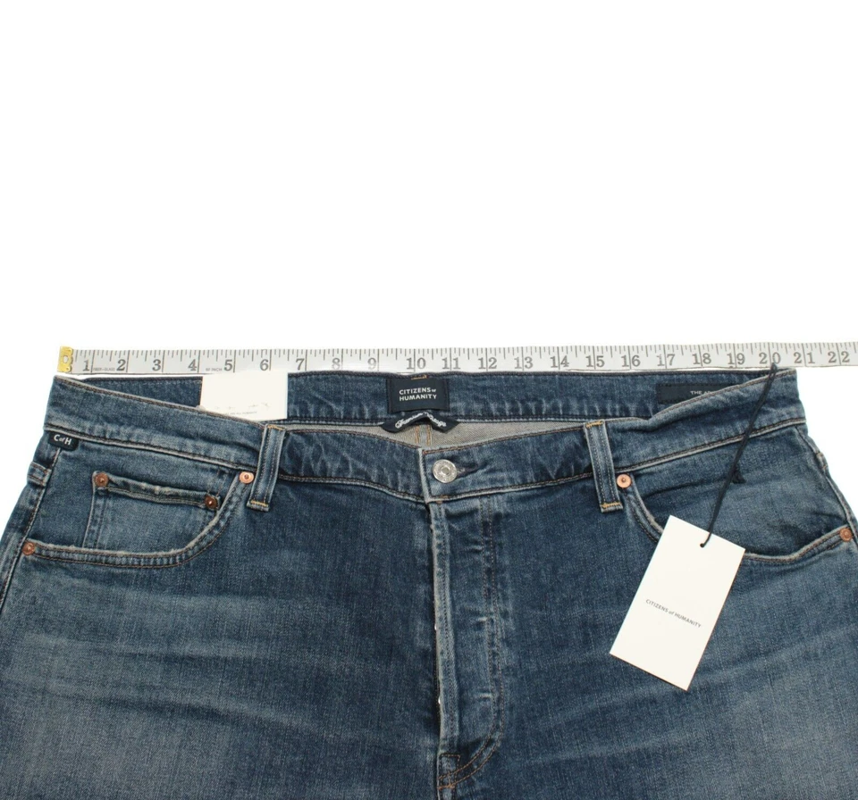 Citizens of Humanity NWT Adler 5 Pocket Jeans Size 40 US In Blue Cotton Blend - Image 3 of 4